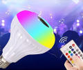Smart Music Led Light Bulb With Remote Control & Bluetooth Speaker. 