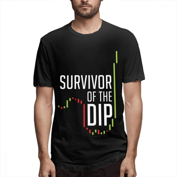 Forex Stock market Trader T Shirt High-Q Print Share Day Trade Of The Dip Candlestick Crewneck T-shirt XS-3XL Plus Size