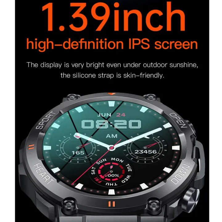 New%20K56%20Pro%20Smart%20Watch%20Men%20Bluetooth%20Call%20Sport%20Tracker%20400mAh%20Long%20Standby%201.39%20Inch%20360*360%20HD%20Screen%20Outdoors%20Smartwatch%20-%20Image%202