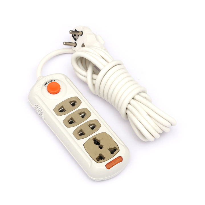 Multiplug Exclusive Gang Socket TOP ONE DEZHI 0034 Multiplug 1200 w,14 feet