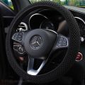 【 Honda Leather Car Steering Wheel Cover Manibela Civic BRIO City Accord Jazz CRV FS008. 