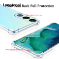 Phone case For Vivo V70 FE Back cover Air Protection Silicone Clear Transparent Shockproof Cover For Vivo V70 FE 5G Cover cases. 