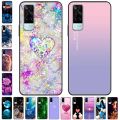 Phone Case For Vivo Y33 V2057 Cover Y 33 Capas TPU Soft Black Silicone Coque for Vivo Y33 4G Case Funda for vivoY33 Cartoon Euti.