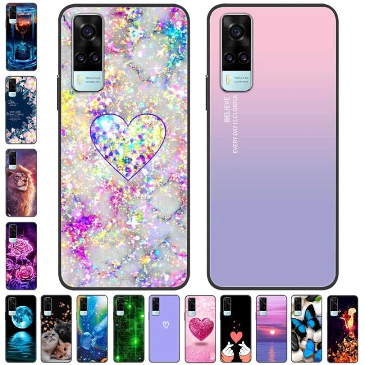 Phone Case For Vivo Y33 V2057 Cover Y 33 Capas TPU Soft Black Silicone Coque for Vivo Y33 4G Case Funda for vivoY33 Cartoon Euti