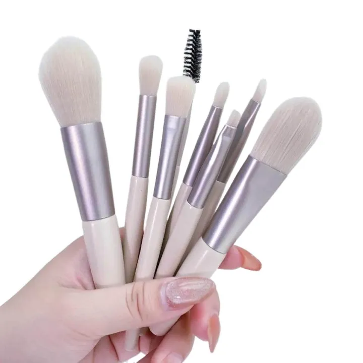 8%20pes%20Beauty%20Makeup%20Brush%20Set%20/%20Professional%20Makeup%20Brushes%20Set%20Of%208%20Pieces.%20-%20Image%202