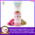 Mamaearth Multani Mitti Face Wash with Multani Mitti & Bulgarian Rose for Oil Control & Acne 100ml INDIAN. 