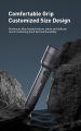 Philips Rechargeable Flashlight Torch LED USB Portable Torches, 4 Modes Aluminum Alloy Torchlight, LED Infinitely Dimmable Ultra-long Zoom for Camping.