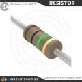 100Pcs - 1M Ohm (1 Mega/Million Ohm) Resistor 5% Tolerance 1/4 Watt(0.25 Watt) Carbon Film Fixed Resistors 2 Pin Leads for Passive Components Electronics Circuitry & Parts.. 