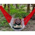 Fine Quality Hand Made Dolna Adult Rope bed Hanging Dulna Use For All People Large Swing Rope bed Rattan Dolna Camping Hammock. 