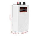 Aquarium Air Pump Single Outlet Silent Fish Tank Battery Operated Oxygen Pump Aerator Compressor 2W. 
