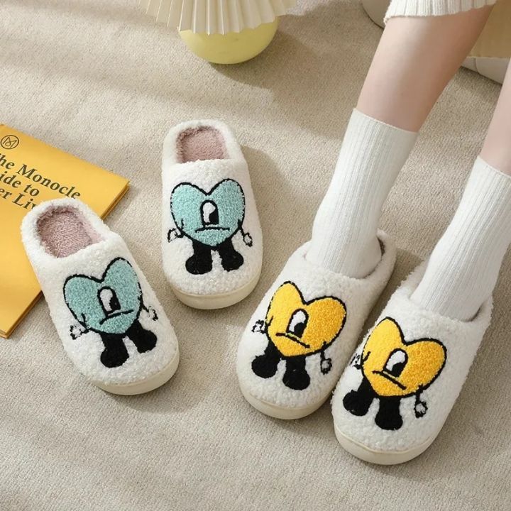 Funny%20Home%20Cotton%20Shoe%20Cute%20Bad%20Bunny%20Love%20Slipperss%20Non%20Slip%20with%20Platform%20Shoes%20Fleece%20Flat%20Winter%20Shoes%20for%20Women%20Men%20Gift%20-%20Image%204