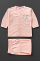 Elegant trendy Baby ( 0 months - 6 months ) Long Sleeve Ganji set. 