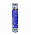 Doms Non-Toxic Super Soft Colour Pencils in Round Tin Box - 12 Shades.