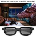 3D Vision Glasses-4 x Virtual Reality 3D Glasses-Black. 