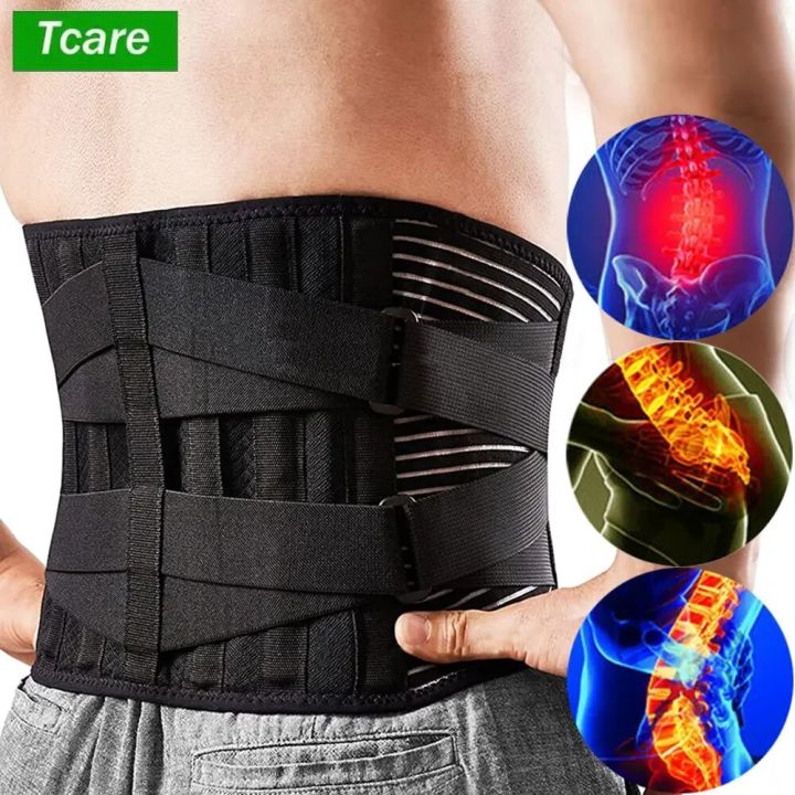 Tcare Adjustable Back Lumbar Support Belt, Waist Orthopedic