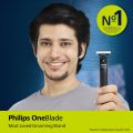 Philips QP1424/10 OneBlade Hybrid Trimmer & Shaver with Dual Protection Technology. 