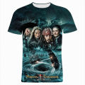 Disney Pirates Of The Caribbean T-Shirts 3D Print Streetwear Men Women Casual Fashion Oversized T Shirt Kids Tees Tops Clothing.