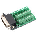 26 Pin DB26 D-SUB Male Adapter to PCB Terminal Signals Module. 