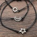3 Pcs/Set Friendship Card Bracelets Long Distance Relationship Promise Bracelet Party Birthday Gift for Best Friends Sisters. 