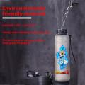 560ml Dragon Ball Water Bottle Son Goku Saiyan Large Capacity Portable Outdoor Sports Childrens Drinking Water Cup Holiday Gifts. 