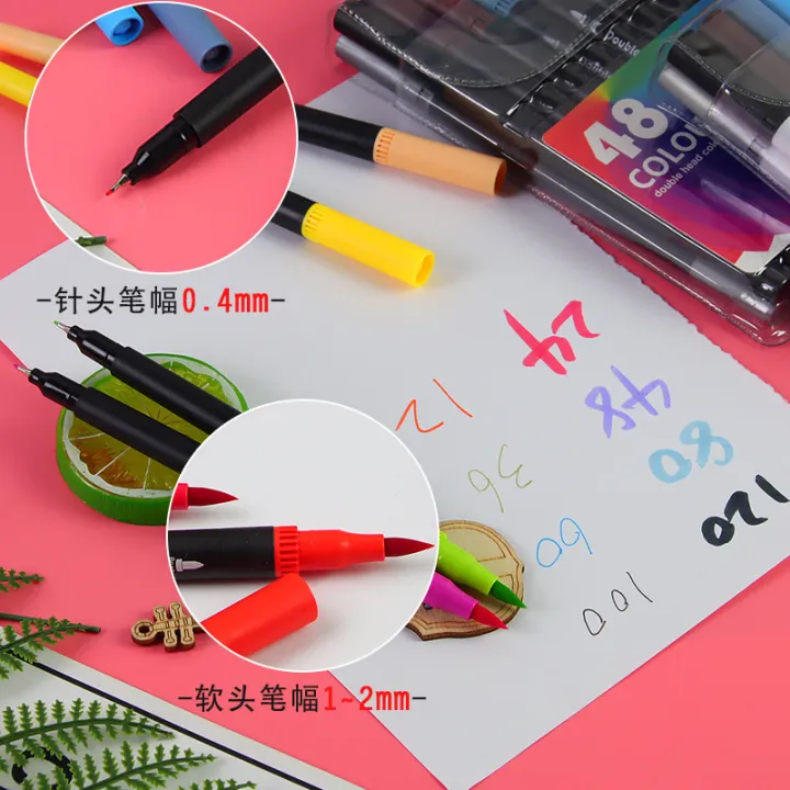 Watercolor%20pen%20set%20watery%20double%20ended%20color%20marker%20double%20ended%20pencil%20student%20kids%20soft%20head%20drawing%20pen%20wholesale%20-%20Image%204