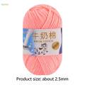 Knitted Yarn Knitting Yarn 50G Solid Color Handcrafts Skeins Wool Yarn Crochet Yarn for Beginners. 