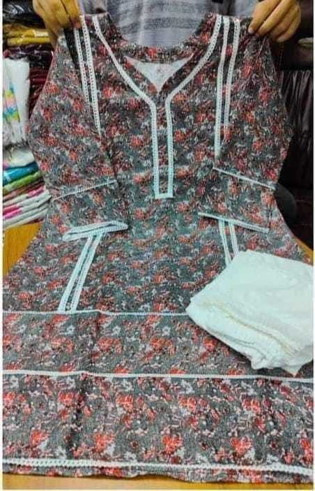 Readymade%20Muslin%20Cotton%20Fabrics%20Couple%20Set,%20Matching%20Dress,%20Traditional%20Dress,%20Kamiz%20and%20Sallower%20Digital%20Print%202pis%20For%20Women%20-%20Image%202