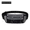 Slimline Running Belt Sweat-proof Waist Bag Ultra-thin Voltage Pocket Elastic Lycra Pocket Invisible Fitness Belt. 