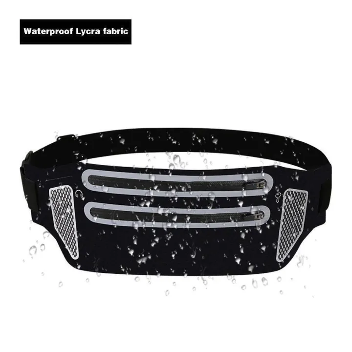 Slimline%20Running%20Belt%20Sweat-proof%20Waist%20Bag%20Ultra-thin%20Voltage%20Pocket%20Elastic%20Lycra%20Pocket%20Invisible%20Fitness%20Belt%20-%20Image%203
