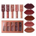Pudaier 5pcs Waterproof Long Lasting Matte Liquid Lipstick Matte lipstick Gloss set lipstick set. 