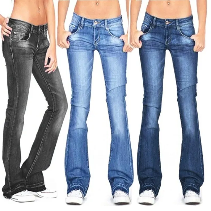 Black%20Low%20Rise%20Flared%20Jeans%20Women%20Spring%20Summer%20Casual%20Vintage%20Skinny%20Bell%20Bottom%20Mom%20Jeans%20Korean%20Slim%20Denim%20Trousers%20Y2k%20Pants%20-%20Image%205