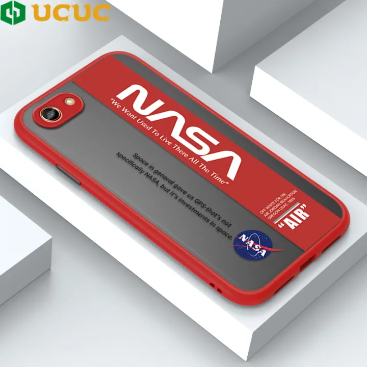 UCUC%20for%20OPPO%20A83%20Back%20Cover%20Stripe%20NASA%20Frosted%20Transparent%20Hard%20Phone%20Case%20Thin%20Shockproof%20Full%20Cover%20Camera%20Protect%20Case%20-%20Image%202