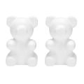 DIY Party Decorations 2Pcs Foam Modelling Polystyrene Styrofoam Foam New Polystyrene Bear 1.
