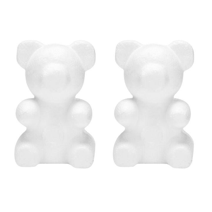 DIY Party Decorations 2Pcs Foam Modelling Polystyrene Styrofoam Foam New Polystyrene Bear 1
