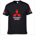 Summer Mens T-Shirt Mitsubishi Motors Logo Print Cotton Casual Short Sleeve Man Harajuku High Quality Unisex T Shirt Euro Size. 