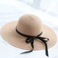 Fashion Summer Straw Hat Woman Beach Sun Hats Leisure Journey Outdoors Vacation Accessories Protection Big Brimmed Hat. 