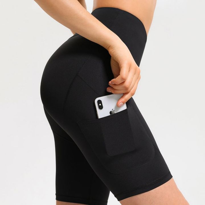 No%20Camel%20Toe%20Women%20High%20Waist%20Yoga%20Short%20Side%20Pocket%20Workout%20Tummy%20Control%20Bike%20Shorts%20Running%20Gym%20Spandex%20Leggings%20-%20Image%205