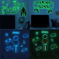 【Top Picks】 Glow in The Dark Luminous Wall Sticker Cosmic Starry Sky Game Handle Gaming Zone Video Game Decor for Living Room. 
