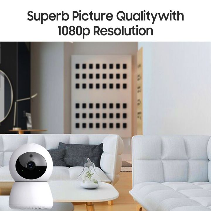 1080P%20HD%20Smart%20Security%20Camera,%20Network%20Camera%20with%20Microphone/Night%20Vision/Motion%20Detection/TwoWay%20Intercom/Remote%20Baby%20Monitor,%20EU%20Plug%20-%20Image%202