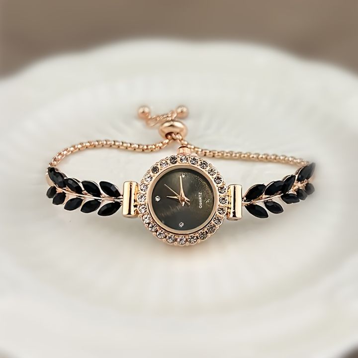 Women's%20Watch%20Luxury%20Rhinestone%20Quartz%20Watch%20Elegant%20Fashion%20Analog%20Adjustable%20Bracelet%20Wrist%20Watch%20-%20Image%202