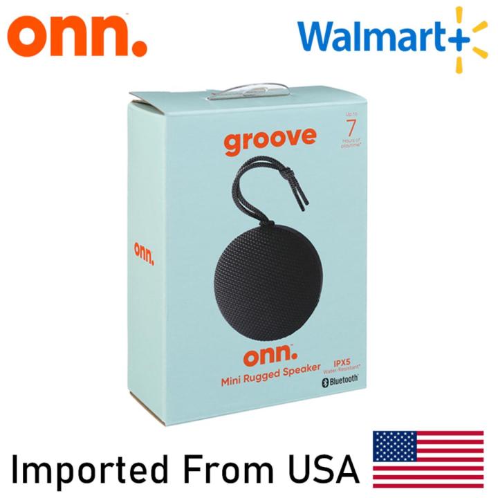 Bluetooth Speaker ONN Groove Mini Rugged Speaker USA Walmart Brand