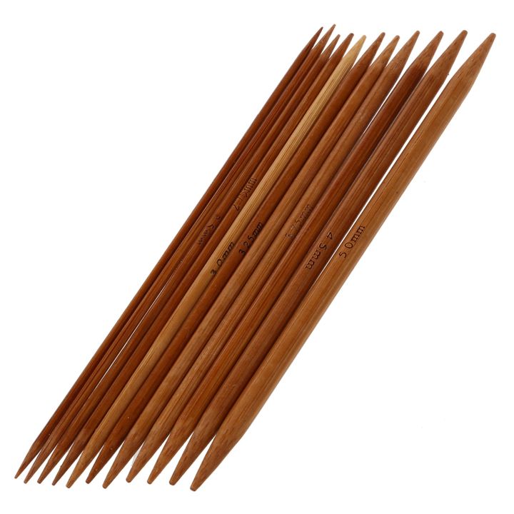 10%20Sets%20of%2011%20Sizes%205%20Inch%20(13cm)%20Double%20Pointed%20Carbonized%20Bamboo%20Knitting%20Kits%20Needles%20Set%20(2.0mm%20-%205.0mm)%20-%20Image%205
