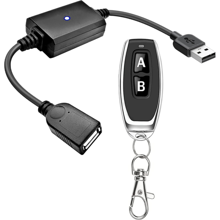 USB Remote Control DC5V Wireless 433mhz Drive Switch LED Light Mini Motor Bar Reading Light Fan