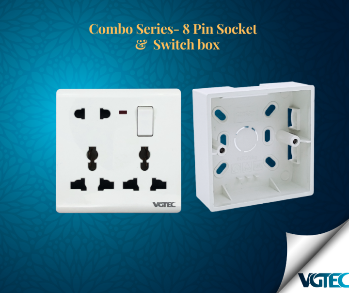 Combo-%208%20Pin%20MF%20%20Socket%20with%20Switch%20&%20Switch%20Box%20-%20Image%202