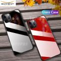 Apple iPhone 12 - (100% Premium Quality) DESIGNED IN HONG KONG Scratchproof Tempered Glass Case Back Cover Casing ...