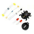 Beginners Learn to Solder Fun Kit Weevil Eye Electronics DIY Kit LED Module Beginners Learn to Solder Handmade Gifts for Fun. 