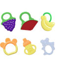Baby Silicone Teethers High Temperature Resistance Freezer Safe Organic Infant FruitTeether Toy Soft & Textured for Natural Brain Development Baby Teething Toys.