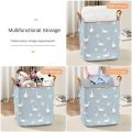 Quilt Storage Bag Foldable Clothes Storage Bins Daisy Closet Organizer Storage Containers Sorting Storage Box with Handles.