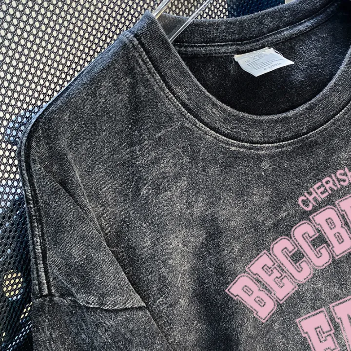 Washed%20Old%20Cotton%20Short%20Sleeve%20Breathable%20Trendy%20Cool%20Printing%20T%20T-shirt%20Women's%20Summer%20New%20Casual%20Loose%20Half%20Sleeve%20Top%20Clothes%20-%20Image%204