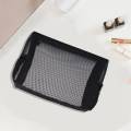 Black Mesh Makeup Bag See Through Zipper Pouch Travel Cosmetic and Toiletries Organizer Bags Pack of 6(S,M,L).